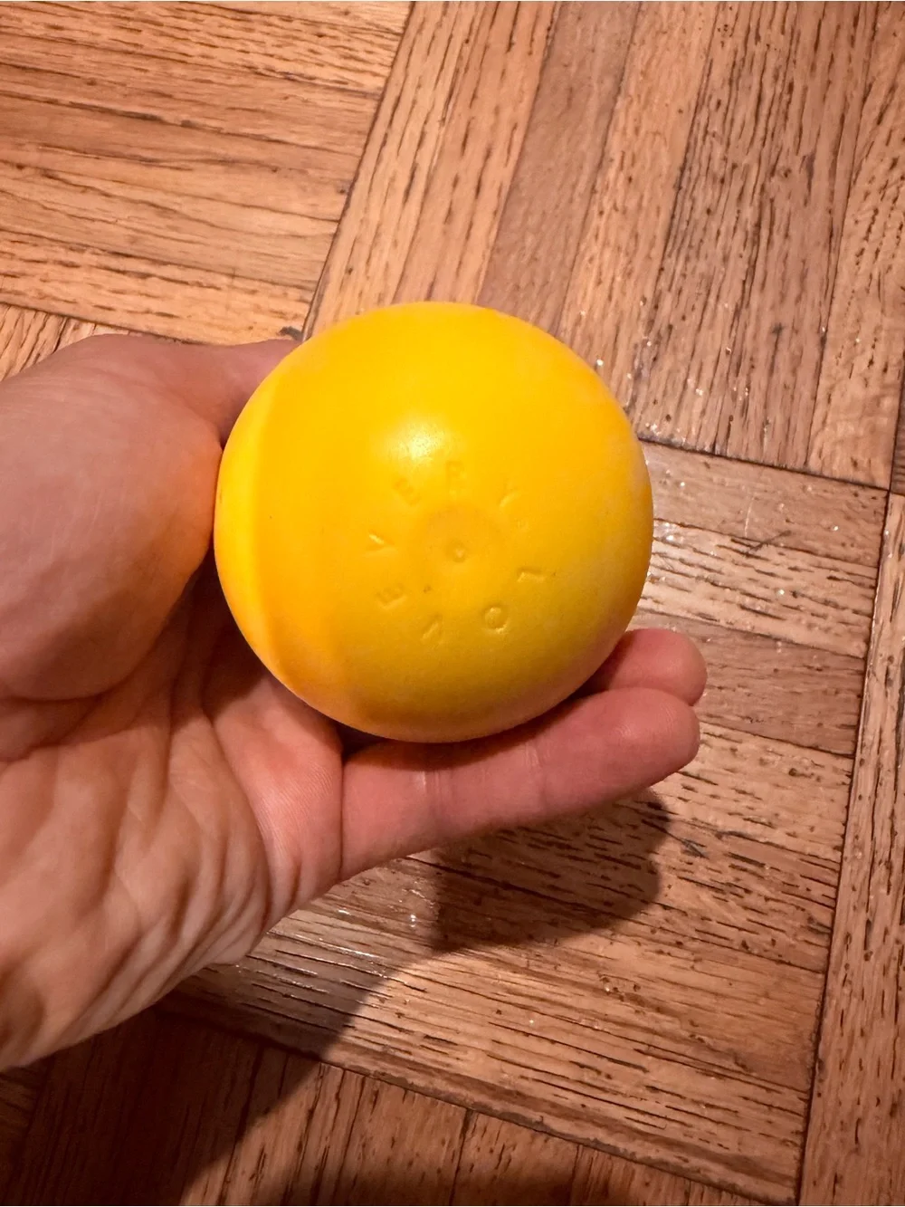 Lovevery Yellow Wobbler Toy *Like New*